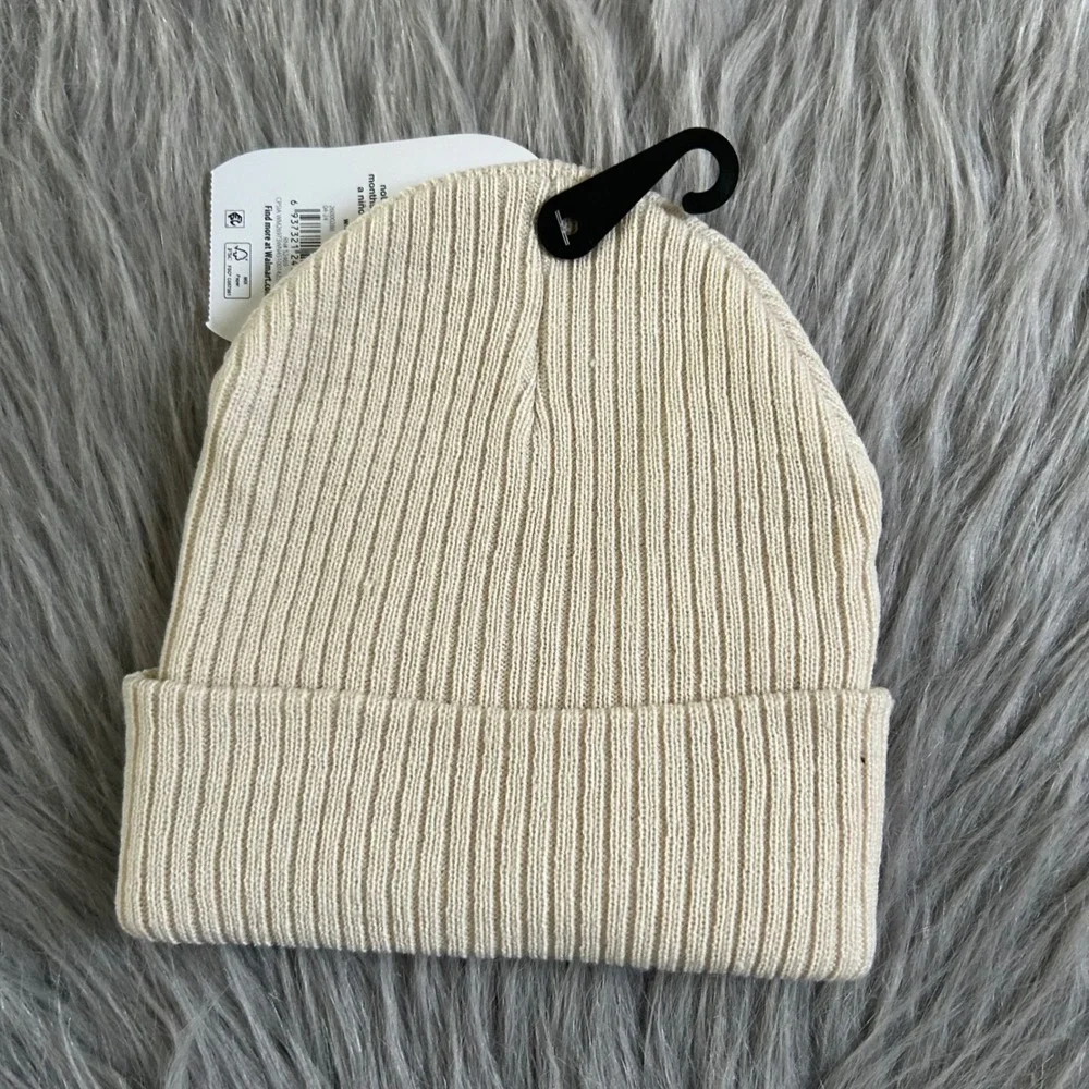 Wonder Nation Beige Beanie‎ Hat Toddler One Size